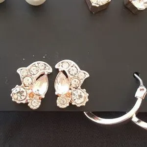 Simply Vera Vera Wang New Rose Gold Tone Earrings, pairs, NWT